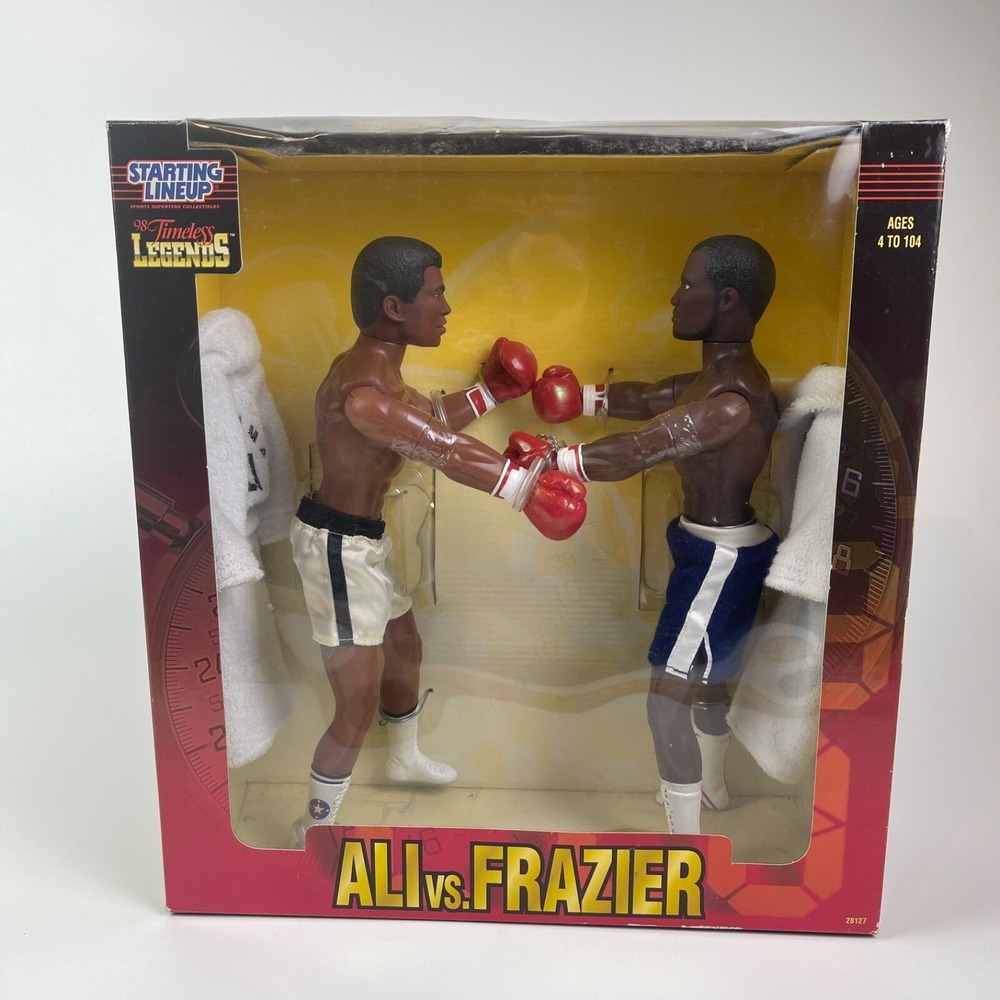 Hasbro Kenner Starting Lineup Timeless Legends Ali v Frazier Boxing Figures Set